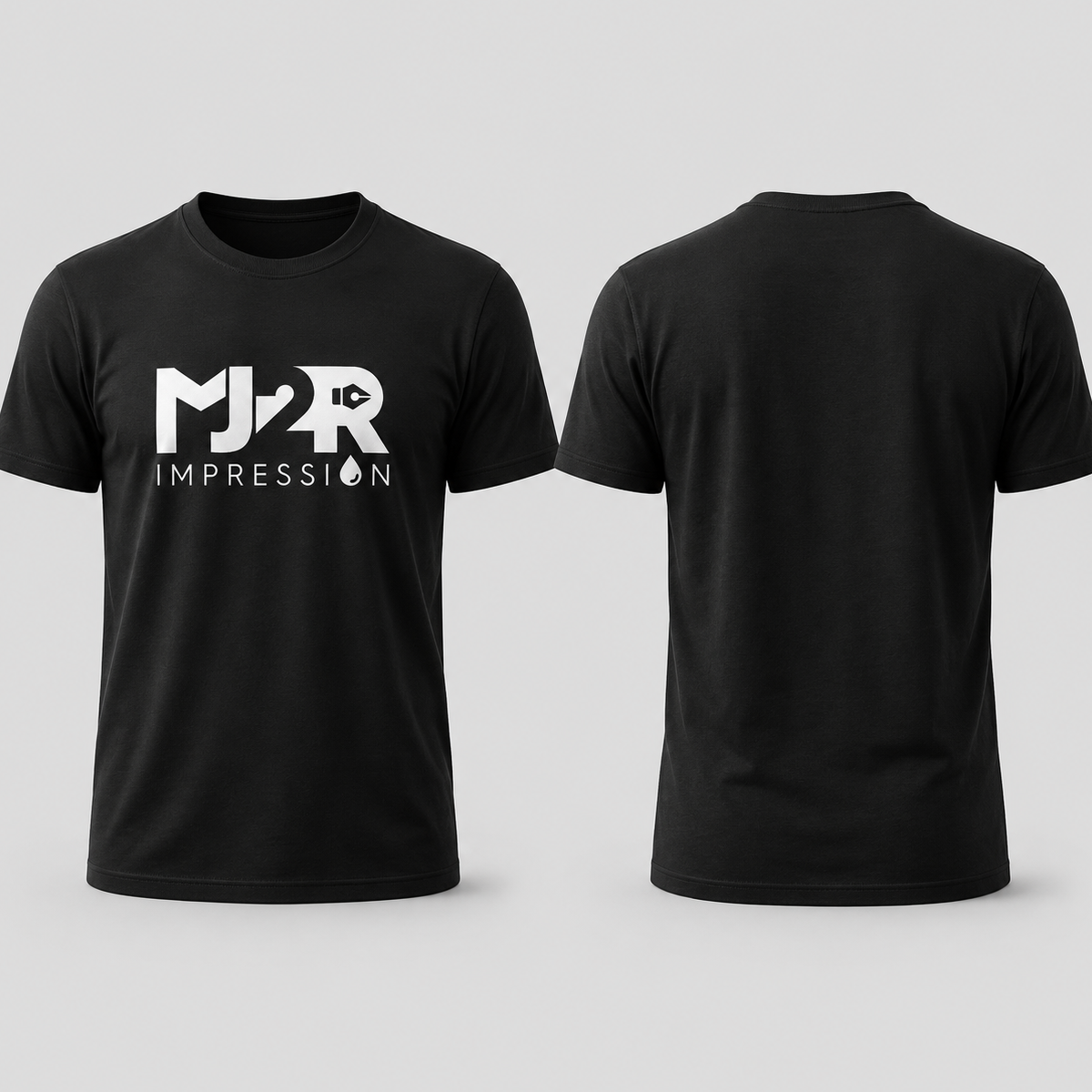 T-shirt personnalisé noir MJ2R Impression