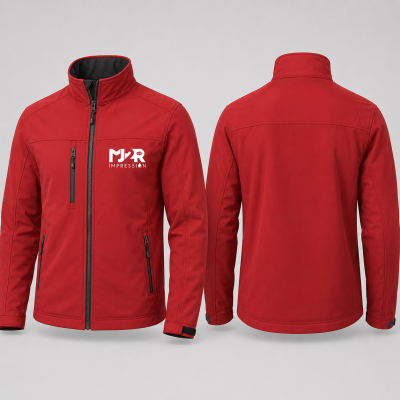 Softshell rouge personnalisée MJ2R Impression