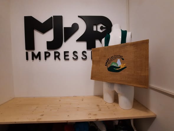 Sacs en toile de jute personnalisés - MJ2R Impression